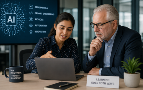 Leadership development- reverse mentoring