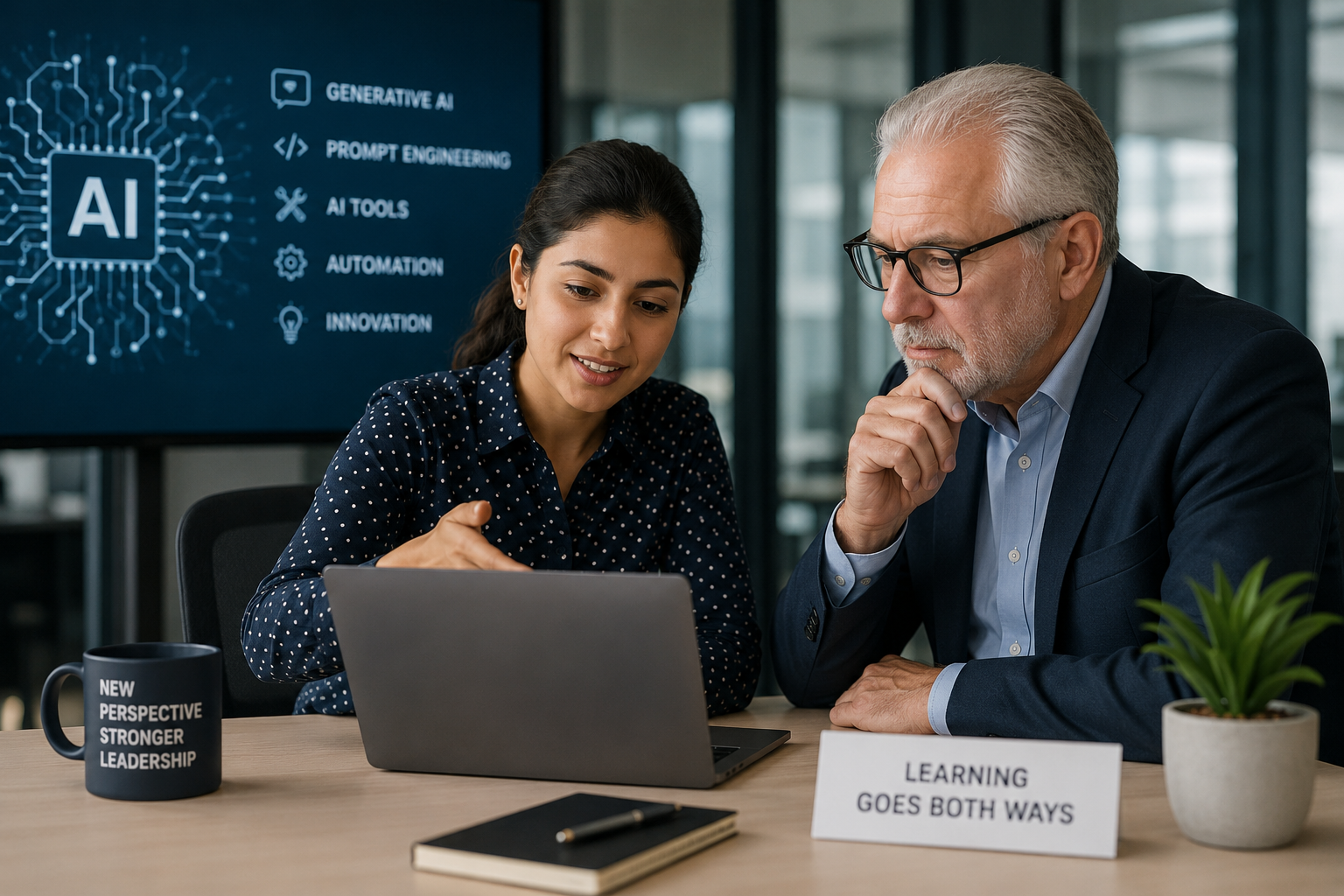 Leadership development- reverse mentoring